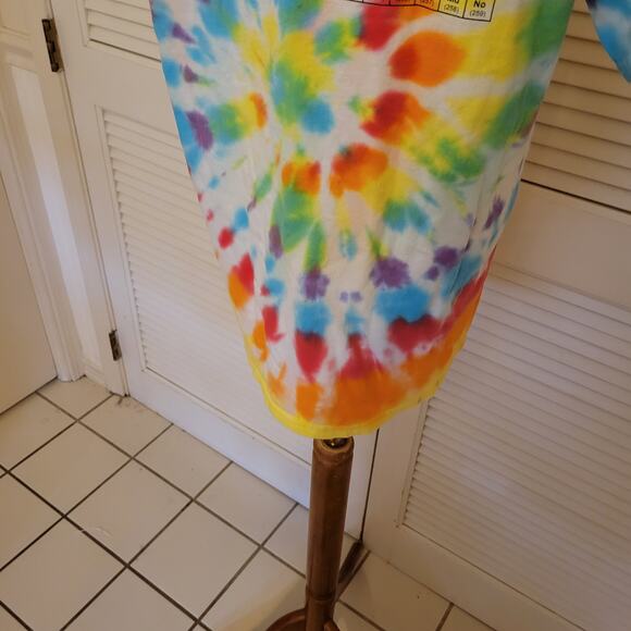 Gildan Ultra Cotton Tie Dye Chemistry Graphic Unisex T-Shirt Medium - Picture 6 of 7